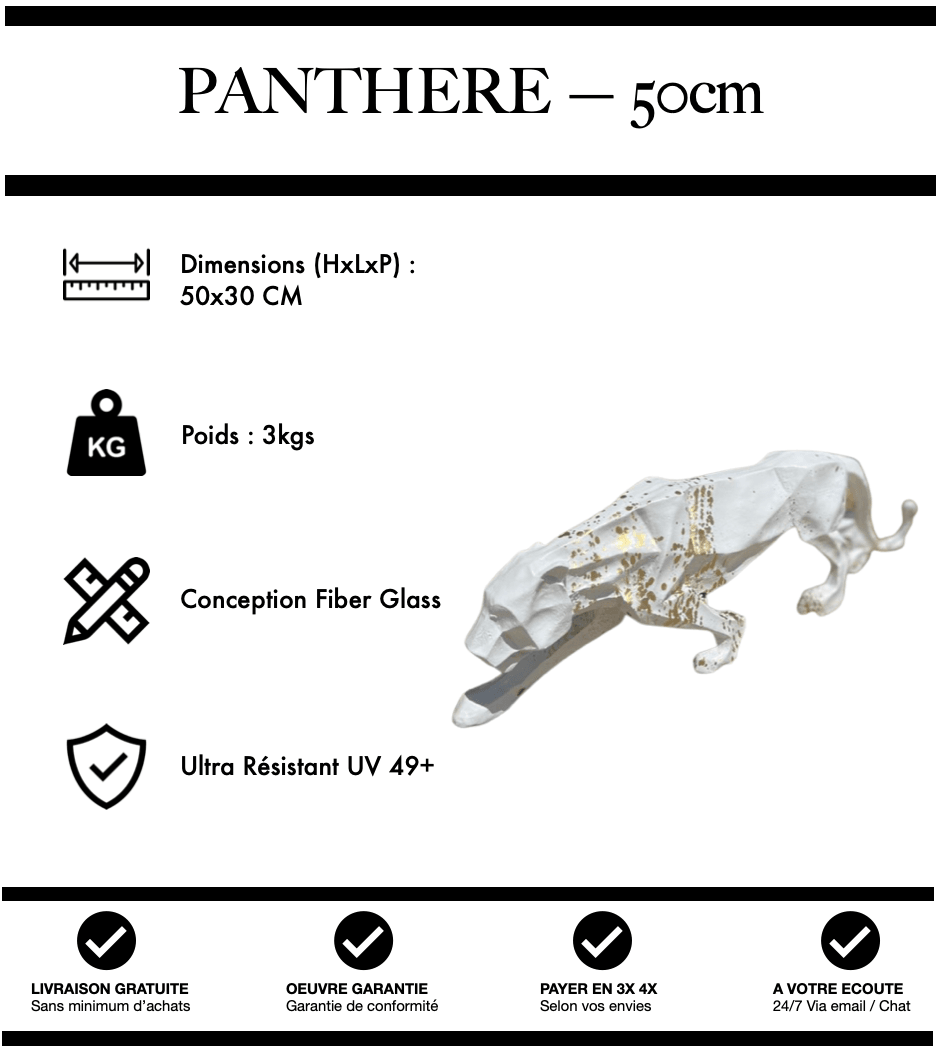 Panthère 50 cm