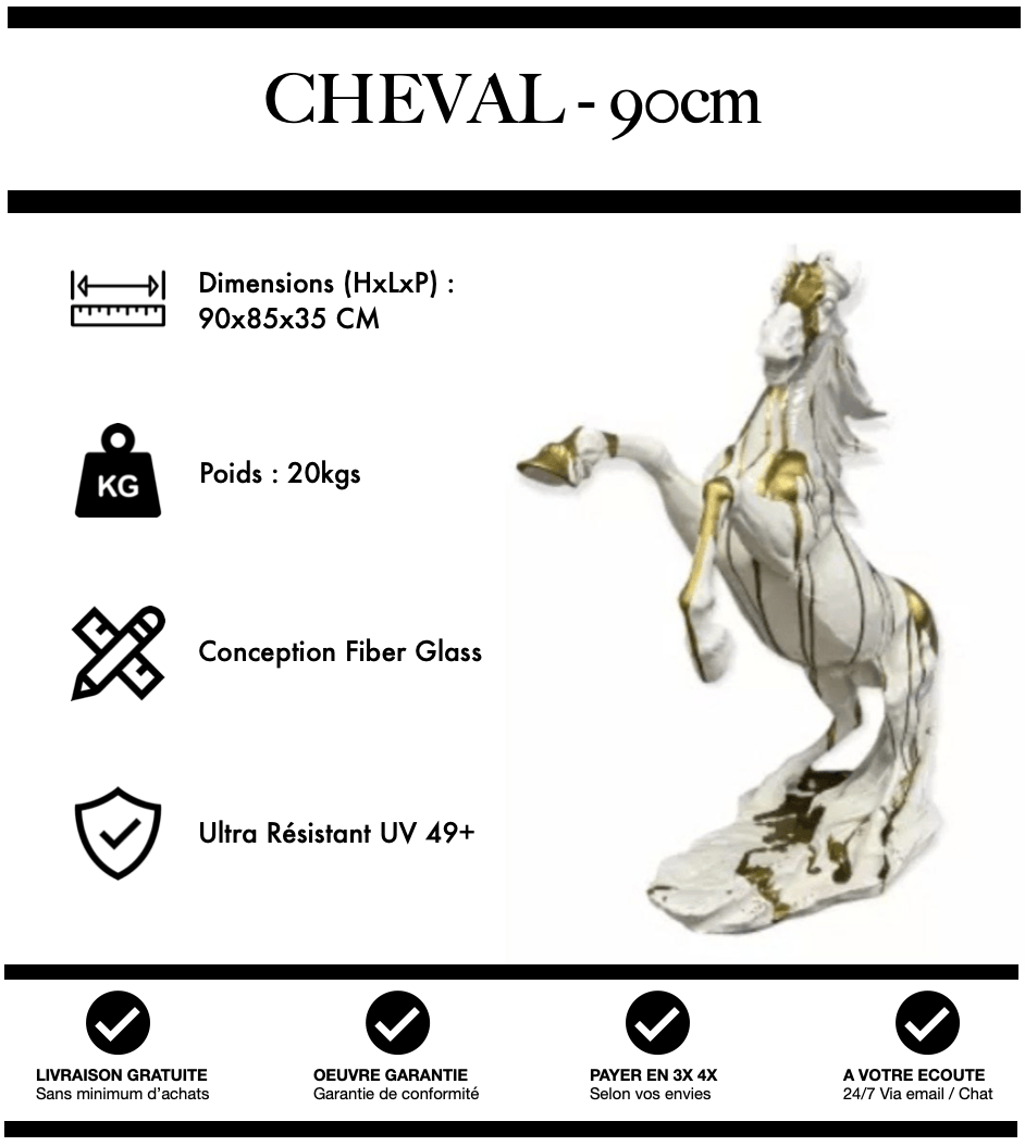 Cheval 90 cm