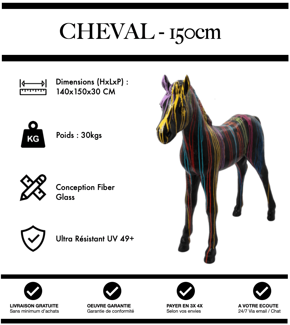 Cheval 150 cm