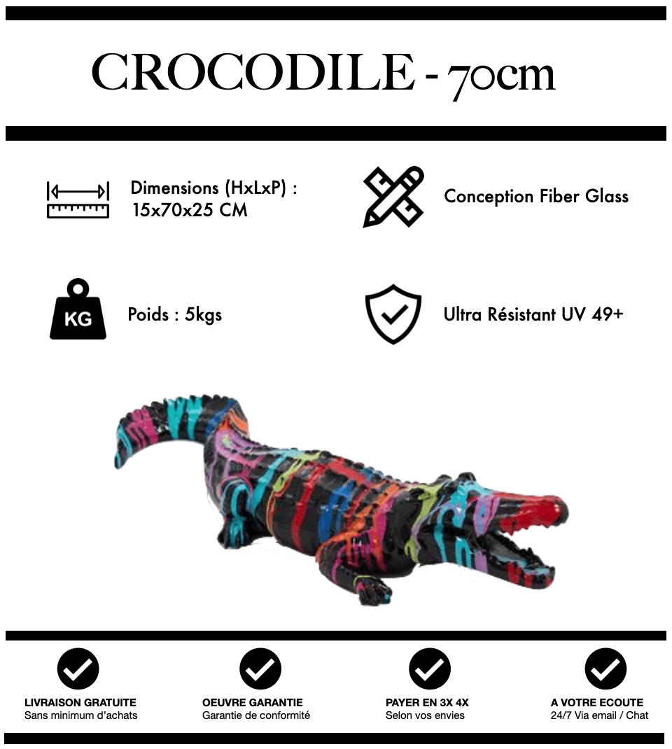 Crocodile 70 cm