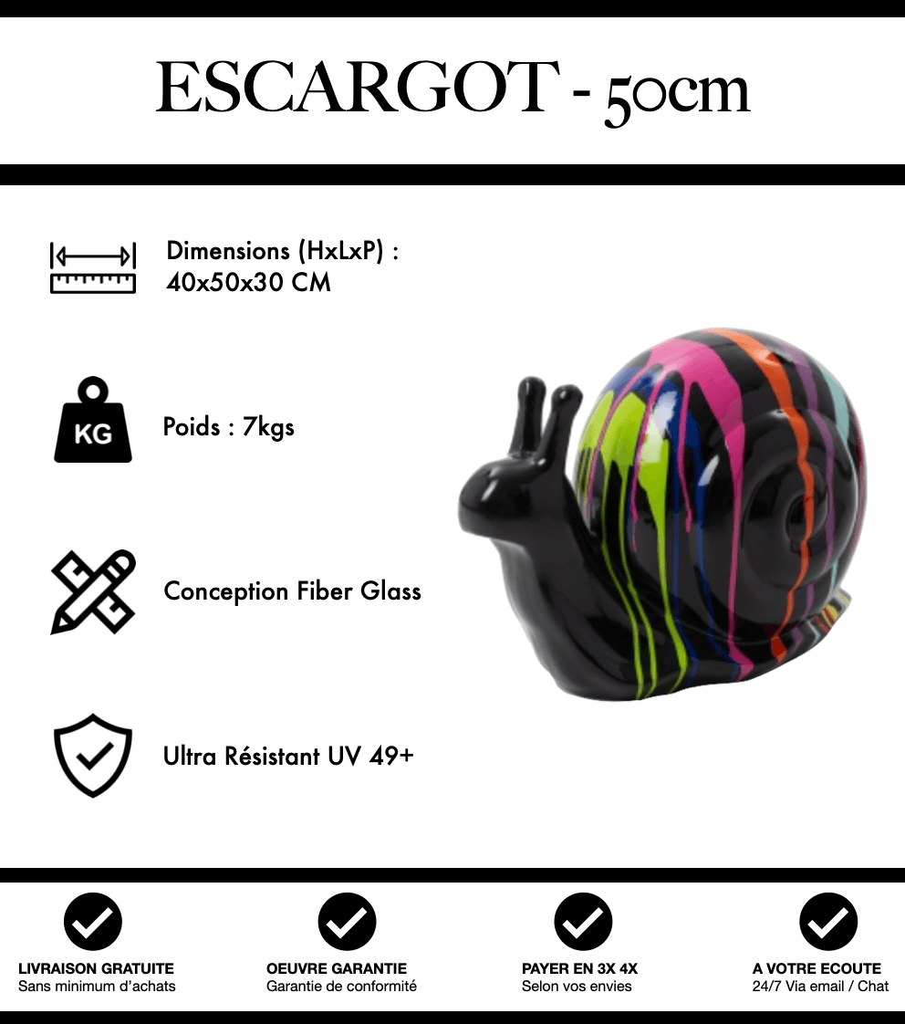 Escargot 50 cm