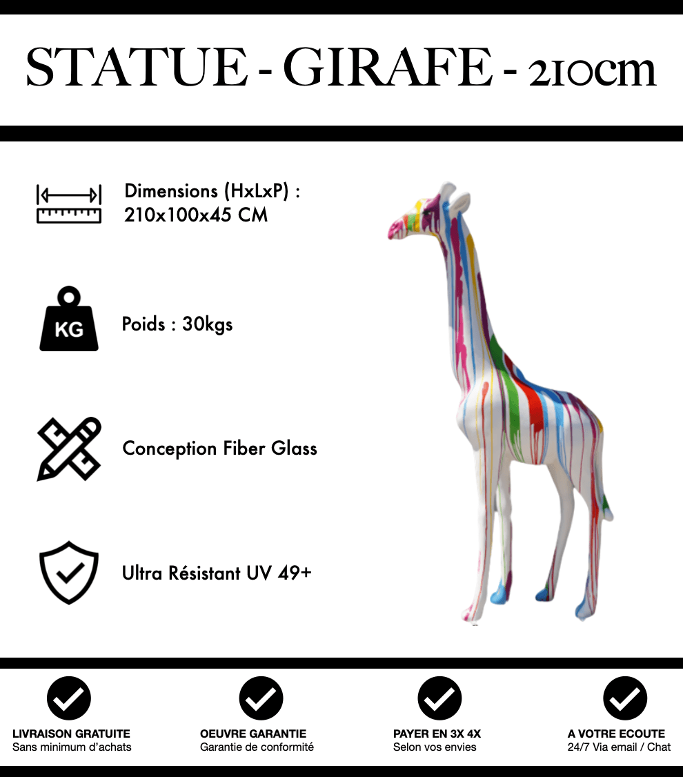 Girafe 210 cm