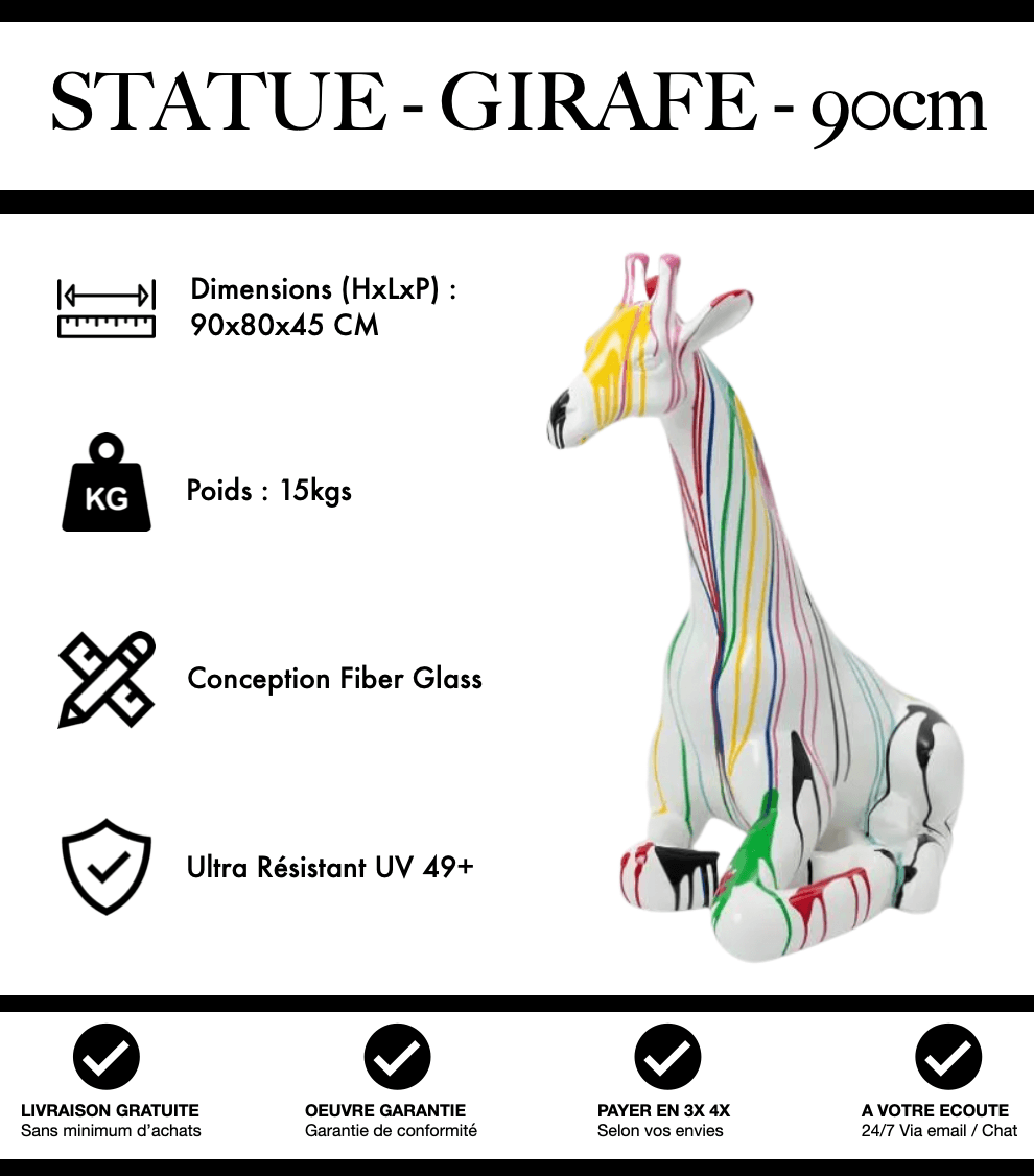 Girafe 90 cm