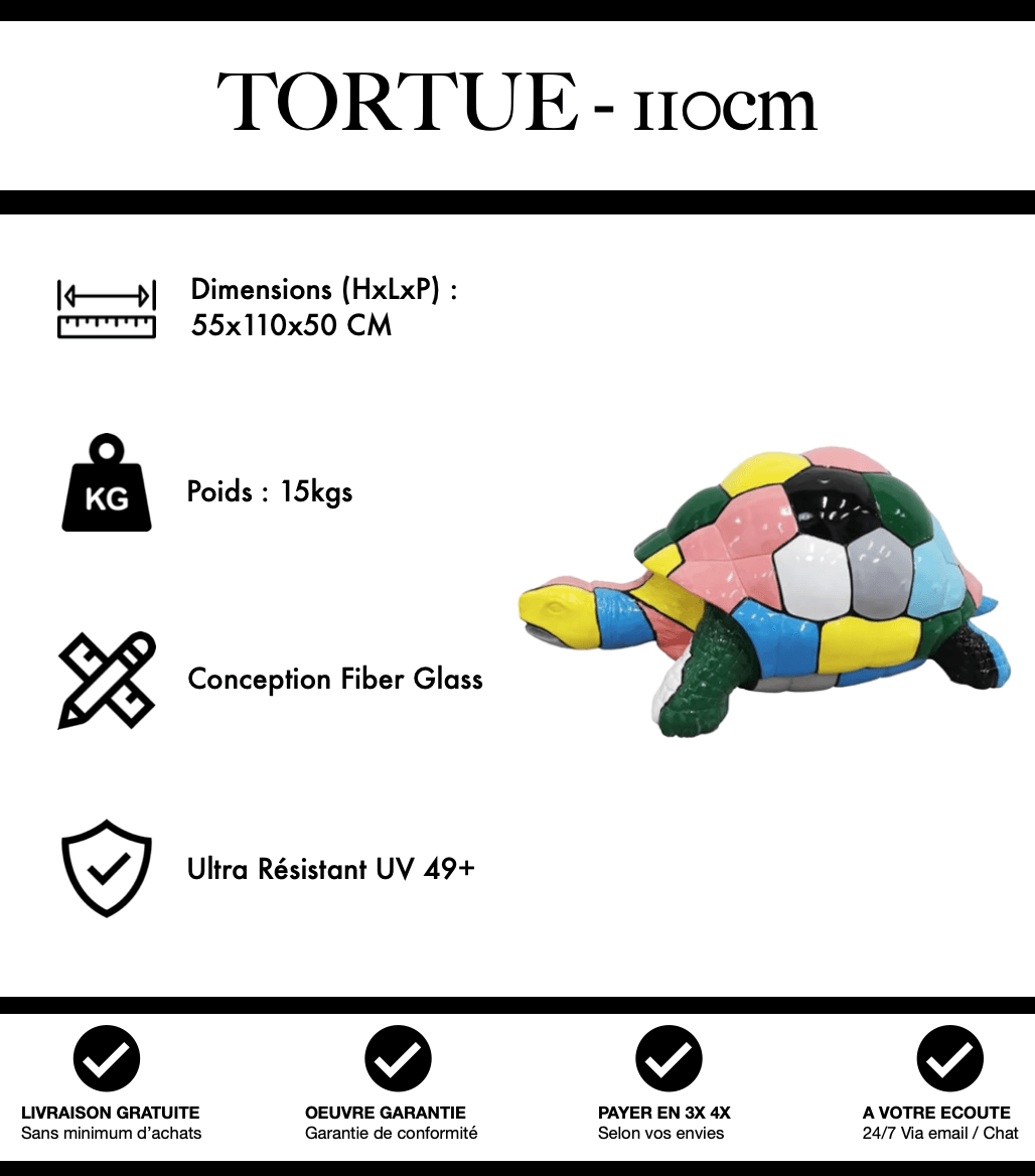 Tortue 110 cm